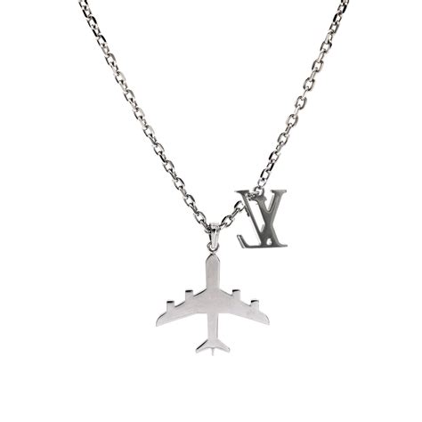 louis vuitton clover necklace|louis vuitton plane necklace.